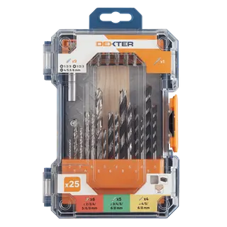 Set 25 Pezzi Dexter Punte + Bits Assorti - 400003406