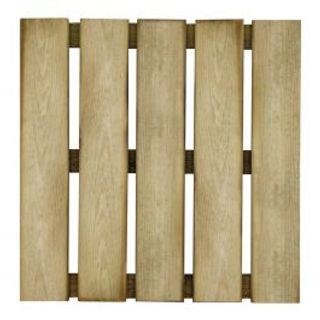 Piastrella 50x50cm In Pino Impregnato Spessore 28 Mm 500011401