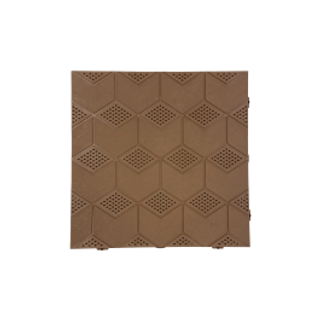 Piastrella Forata 38x38x3,5 Coccio 500011477