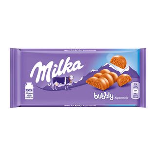 Шоколад "milka Bubbles" Молочний Пористий 80г
