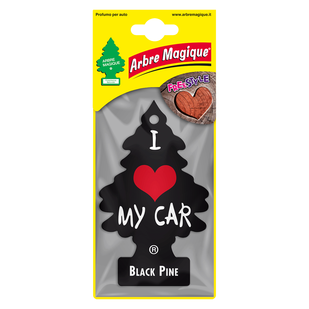 AMBIENTADOR AUTOMÓVEL ARBRE MAGIQUE BLACK PINE