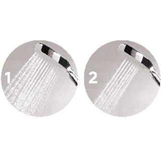 Doccetta Remix Crom0 Bianco 2 Getti Dia 12 Cm Easy Clean Acquastop 430007051