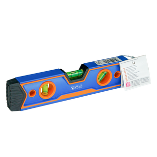 Livella Rettangolare In Alluminio Dexter 22.9 Cm, Magnetica, 3 Bolle - 400002463
