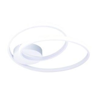 Plafoniera Malena Alluminio Bianco 40x40x7cm Led 38w Cct Rgb 420007470