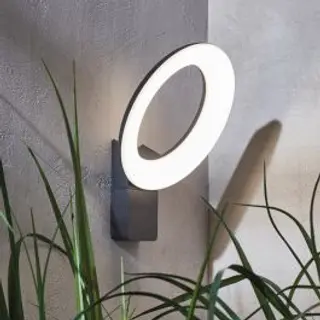 Applique Quito Alluminio Grigio 28.7x24x15.4cm Led 23w Luce Naturale Ip54 420004244
