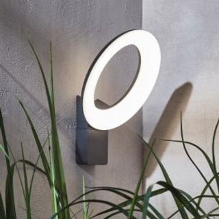 Applique Quito Alluminio Grigio 28.7x24x15.4cm Led 23w Luce Naturale Ip54 420004244