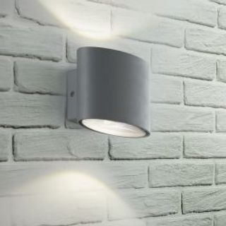 Applique Boxter Alluminio Grigio 12.9x10 Cm Led 4w Ip44 420005160