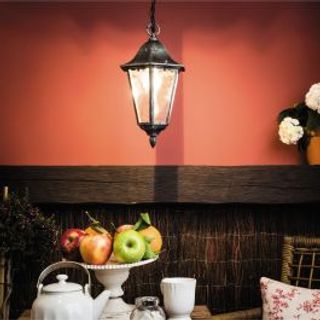 Lampadario Monza Alluminio Nero 23x104.5 Cm E27'=100w Ip44 420004218