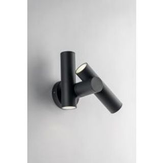 Applique Reverse 25,3x17,2x10,5cm Alluminio Grigio Led 7,5w Luce Naturae Ip44 420007853