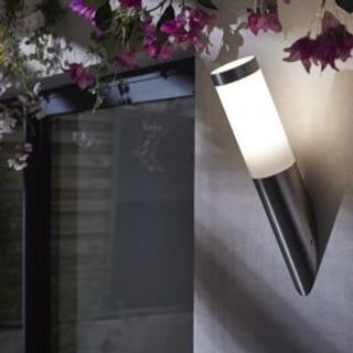 Applique Bergen Acciaio Inox 36.5x7.6 Cm E27'=25w Ip44 420004507