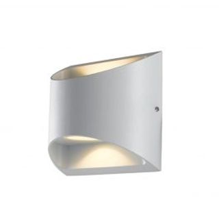 Applique Veyron Alluminio Bianco 13x12,3x6,9 Cm Led 3,5w Cct Ip54 420007955