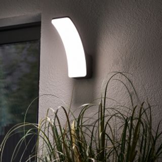 Applique Lakko Alluminio Grigio 22x22x8cm Led 11w Luce Natural Ip44 420002948
