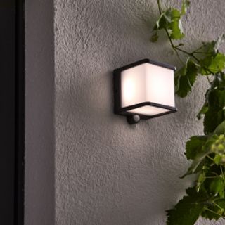 Applique Solare Telin Alluminio Grigio 11x11x13h Led 530lumen Luce Naturale Ip54 420006830