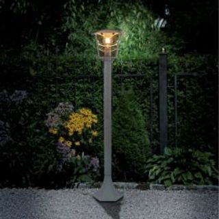 Lampione Palama Alluminio Bianco H92,5 Cm E27'=60w Ip44 420006442