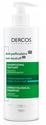Шампунь Vichy (віши) Dercos Від Лупи Посиленої Дії Д/норм. Жирн. Волосся 390 Мл