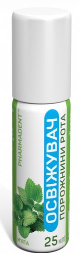 Освіжувач Фармадент Д/рота Мята 25 Мл