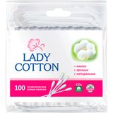 Ватні Палички Lady Cotton (леді Коттон) В Поліетиленовому Пакеті №100