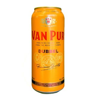 Пиво "Van Pur Dubbel" напівтемне 0,5л 6,5% з/б