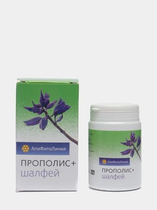 АПИФИТОЛИНИЯ ПРОПОЛИС+ШАЛФЕЙ N60таб