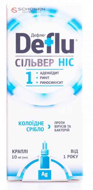 Дефлю Сільвер Ніс Кр. 10 Мл
