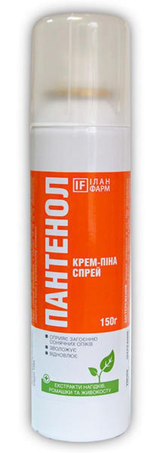 Пантенол Крем-піна Аерозоль 150 Г
