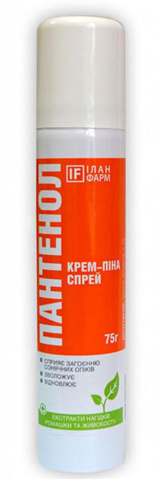 Пантенол Крем-піна Спрей 75 Г