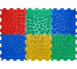 Массажер Ортек Коврик Пазлы 6эл*