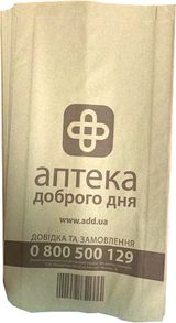 Пакет Аптека Доброго Дня Паперовий 17*33 См