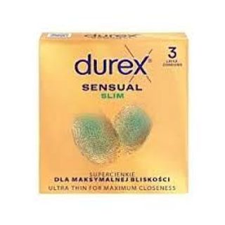 Durex Sensual Slim Wyrób medyczny prezerwatywy 3 sztuki
