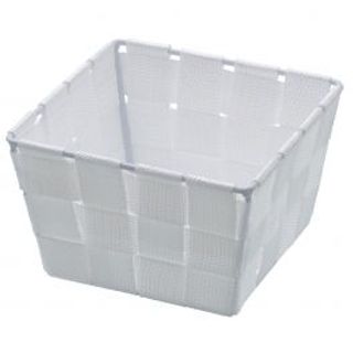 Adria Mini panier carré blanc, 14cm