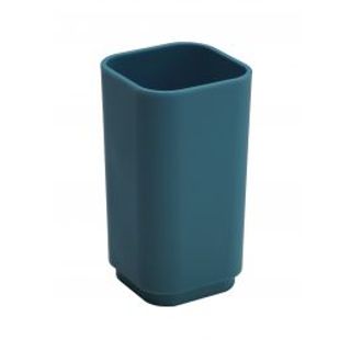 Porta Spazzolini Da Appoggio Blu Petroli Square 430007355