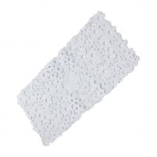 Tappeto Antiscivolo Vasca Marghe L 71 P34 Cm Bianco Vinile 430003341