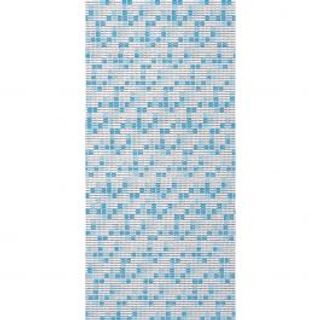 Tenda Doccia Mosaico Azzurro L 240 H 200 Cm Vinile 430003386