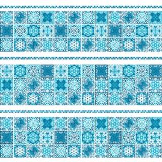 Tenda Doccia Cementine Vinile L 180, H 200 Cm Indaco Vinile 430005982