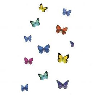 Tenda Doccia Papillons L 180 H 200 Cm Tessuto 430006002