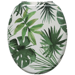 Sedile Wc Jungle Ovale Universale Bianco- Sensea 430006928