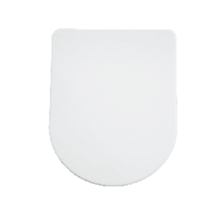 Sedile Wc Remix Forma D Bianco - Cerniere Metallo - Chiusura Rallentata - Top Fix 430007081