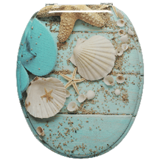 Sedile Wc Ovale Seashell Universale -sensea 430006929