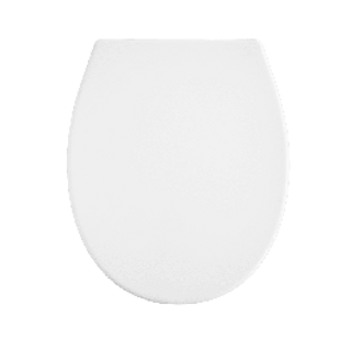 Sedile Wc Remix Ovale Bianco - Cerniere Metallo - Chiusura Rallentata - Top Fix 430007080