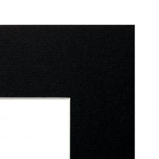 Passepartout Bisellato 30x40 Interno 20x30 Nero 480730112