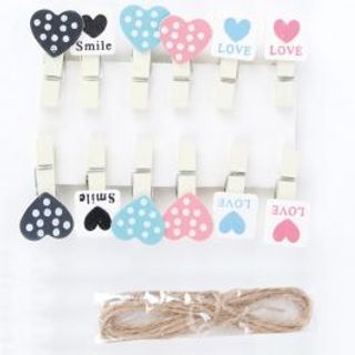 Mollette Portafoto Love&smile 3.5cm 480009936