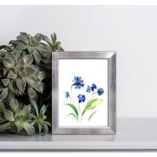 Cornice Rigata Bianco E Argento 13x18 Cm 480010722