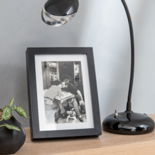 Cornice Milo 10x15 Cm Legno Nero 480731145