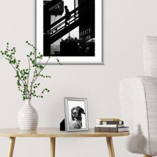 Cornice Bomberino 21x29.7 Cm Legno Argento 480730965