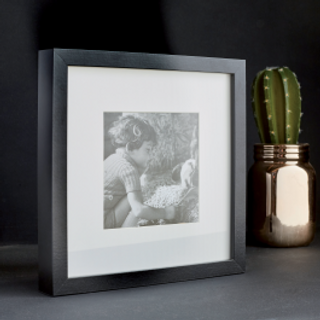 Cornice Milo 30x30 Cm Legno Nero 480004768