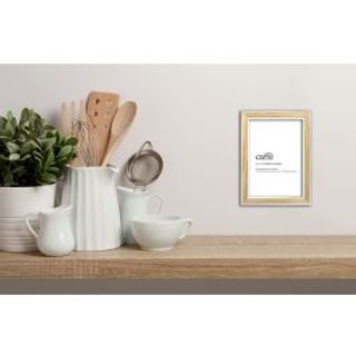 Cornice Legno Naturale E Bianco 13x18 Cm 480010719