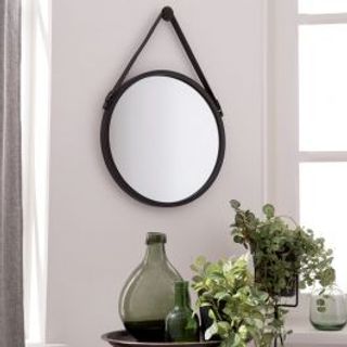 Specchio Barbier Metallo Nero 41cm 480009915