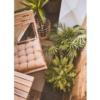 Set 4 Coprisedia Popy 38x38 Cm Cotone Ecru 480007942