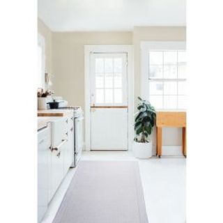 Tappetino Unito Grigio Chiaro 60x200cm Cotone 480010237