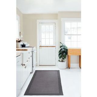 Tappetino Unito Grigio Scuro 50x80cm Cotone 480010238